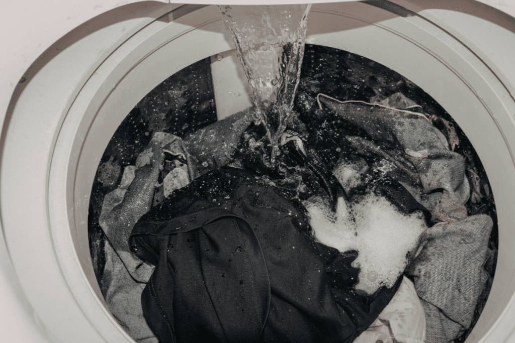 very clean washing machine filter